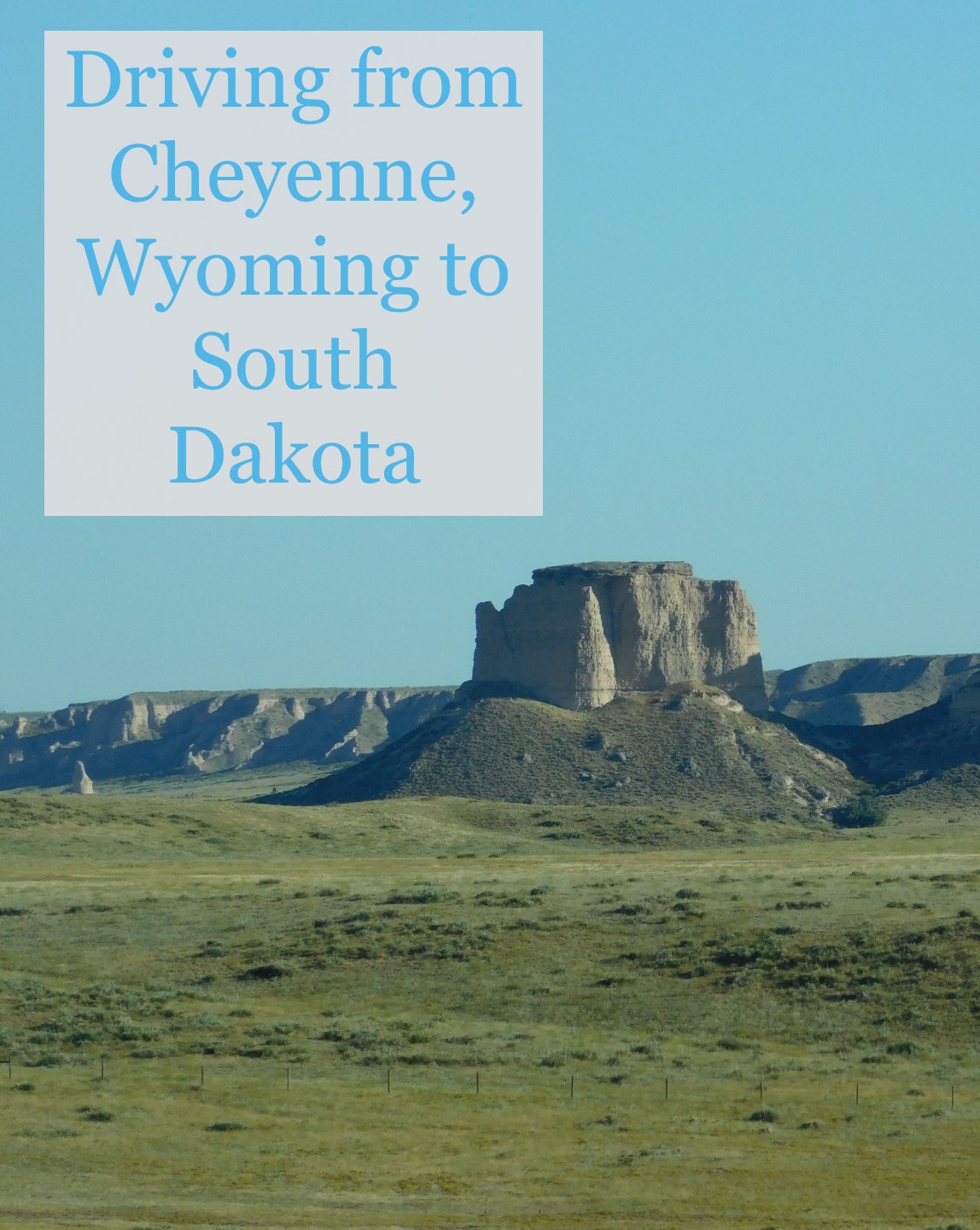 Driving from Cheyenne to Rapid City