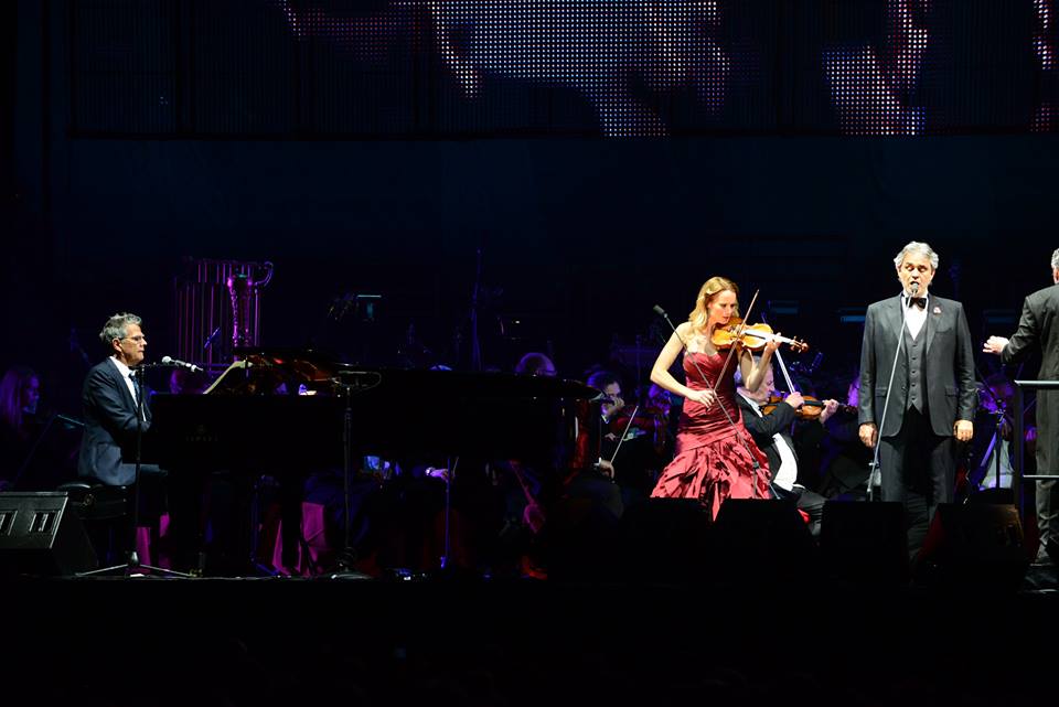 ciao! newport beach a dream... Andrea Bocelli live