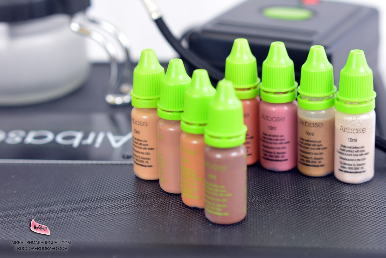 The Airbrush Makeup Guru Airbase airbrush Pro makeup kit review!