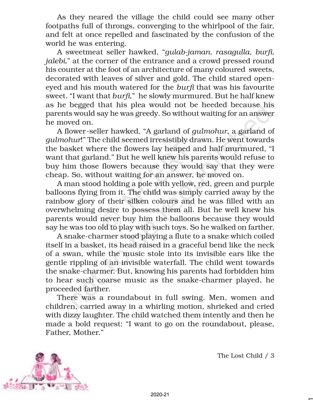 THE LOST CHILD EXPLANATION PAGE 3,4,5 AND 6