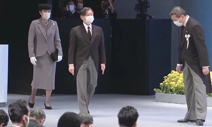 Emperor Naruhito and Empress Masako attended the national memorial service