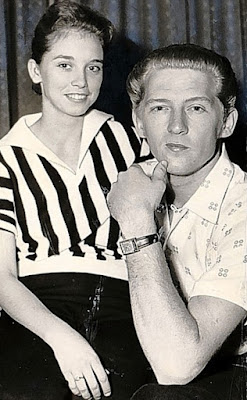 Jerry Lee Lewis and wife Myra in London