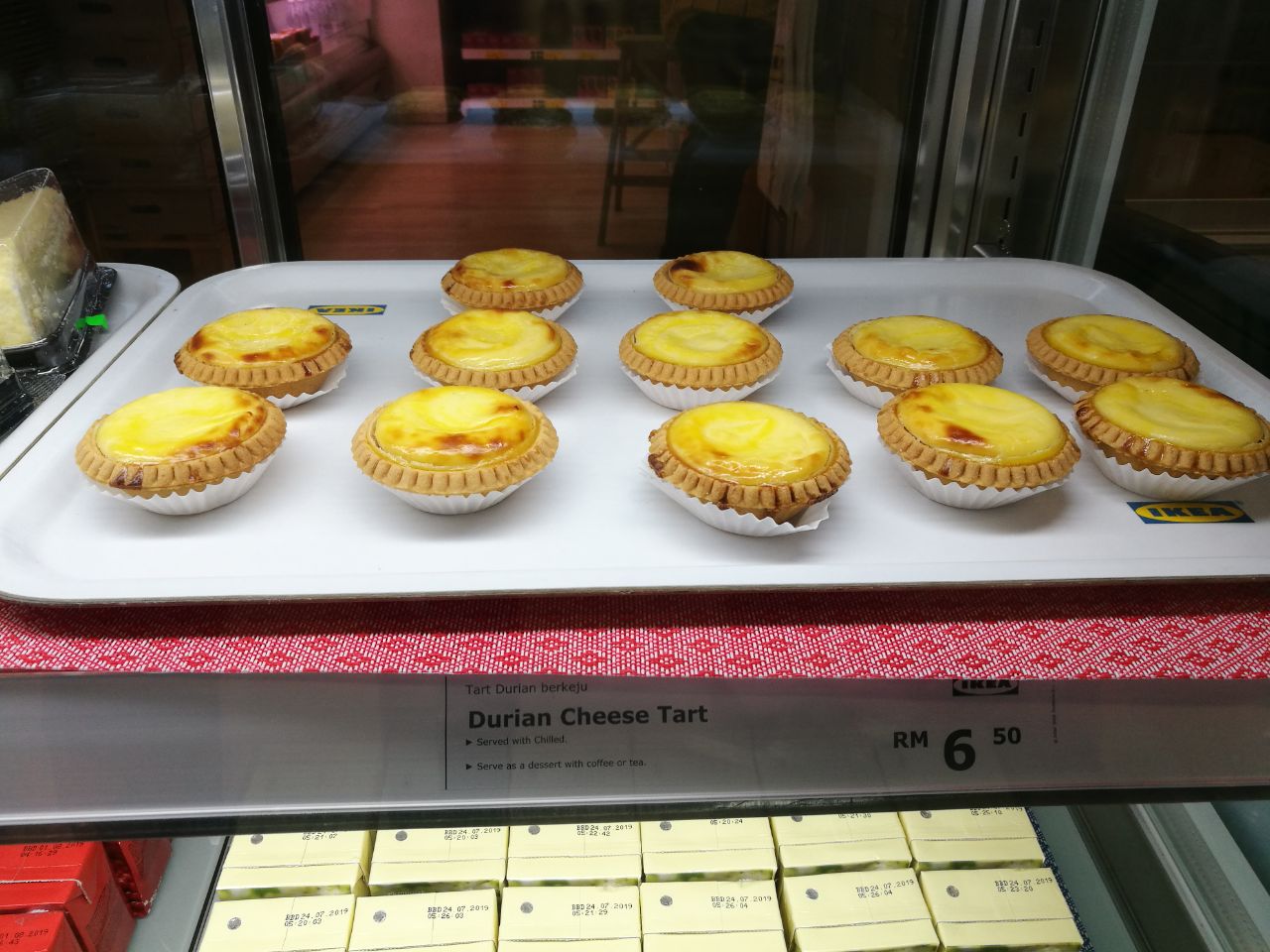 Blog Cikgu Zahidi (Makan) Durian Cheese Tart Ikea