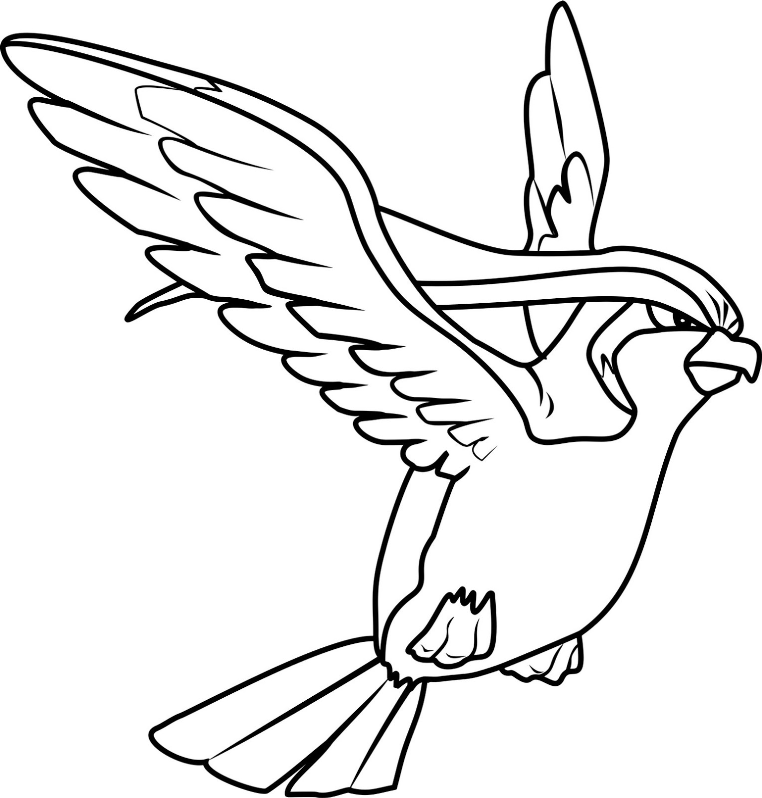 Pokemon Pidgeot Coloring Pages Free Printable Free Pokemon Coloring Pages