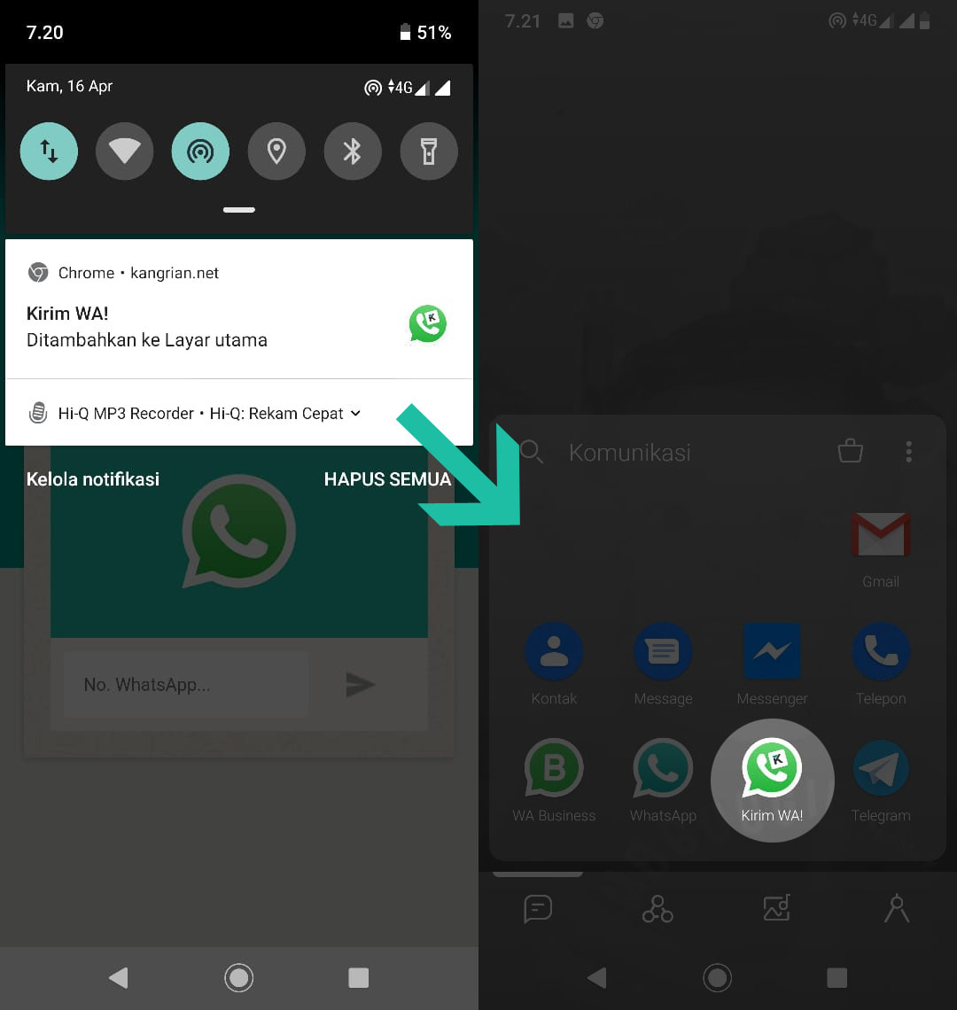 Ini dia, Cara Kirim WhatsApp Tanpa Menyimpan Kontak!