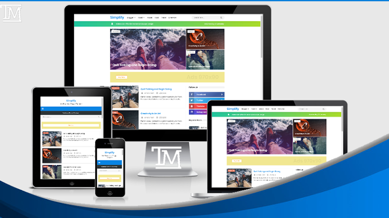 New Simplify 2 Responsive Blogger Template - Responsive Blogger Template