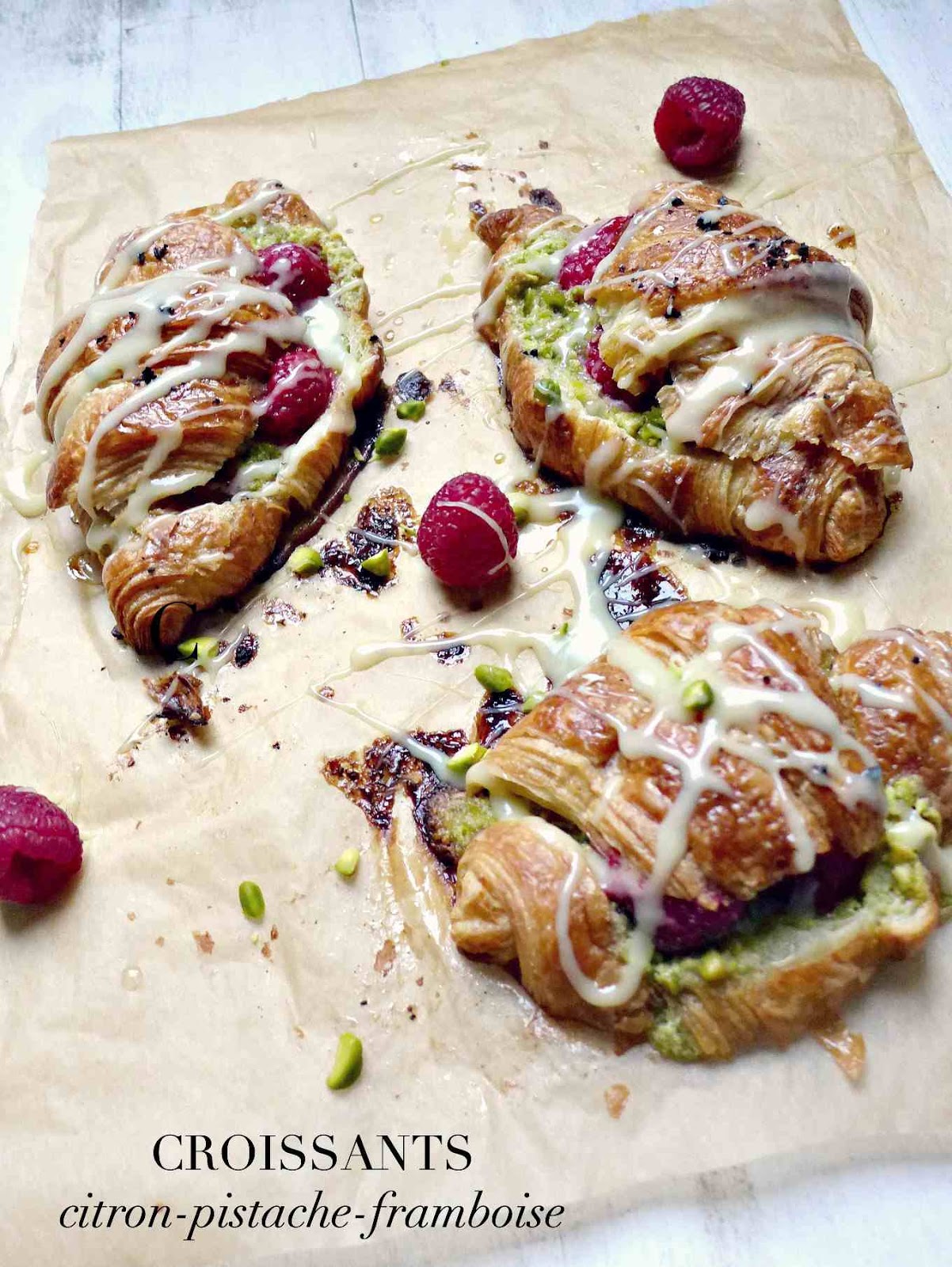 Croissant citronpistacheframboise 100 foodporn