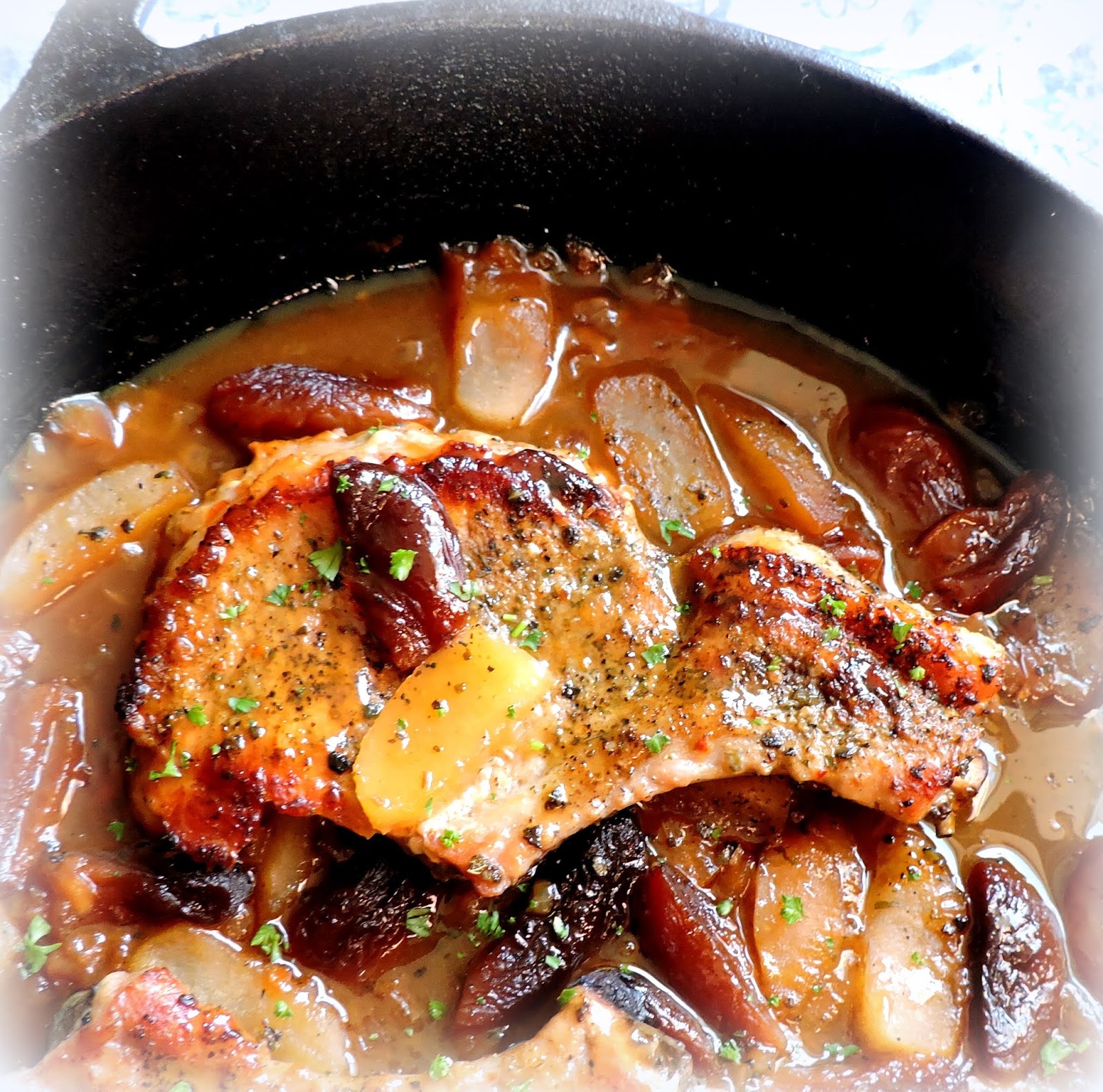 Sweet Apple & Apricot Pork Chops The English Kitchen