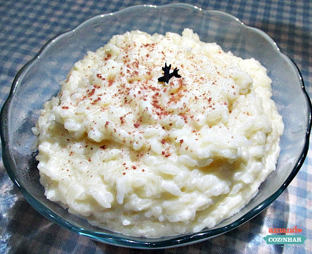 Arroz doce com coco