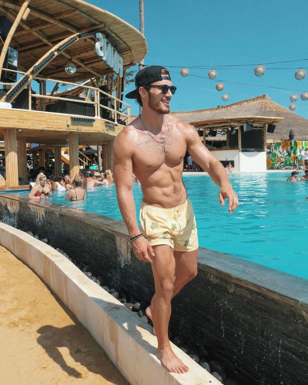 sexy-cocky-pool-men-michael-yerger-fit-shirtless-body-smile