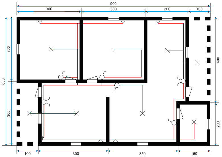 Terbaru 31 Gambar Denah Instalasi Listrik Rumah Sederhana Simple Dan