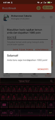 Cara Menghasilkan Uang dari Aplikasi BuzzBreak Android