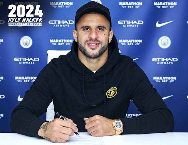 Kyle Walker Officially Extends Contract at Manchester City