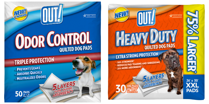 out puppy pads