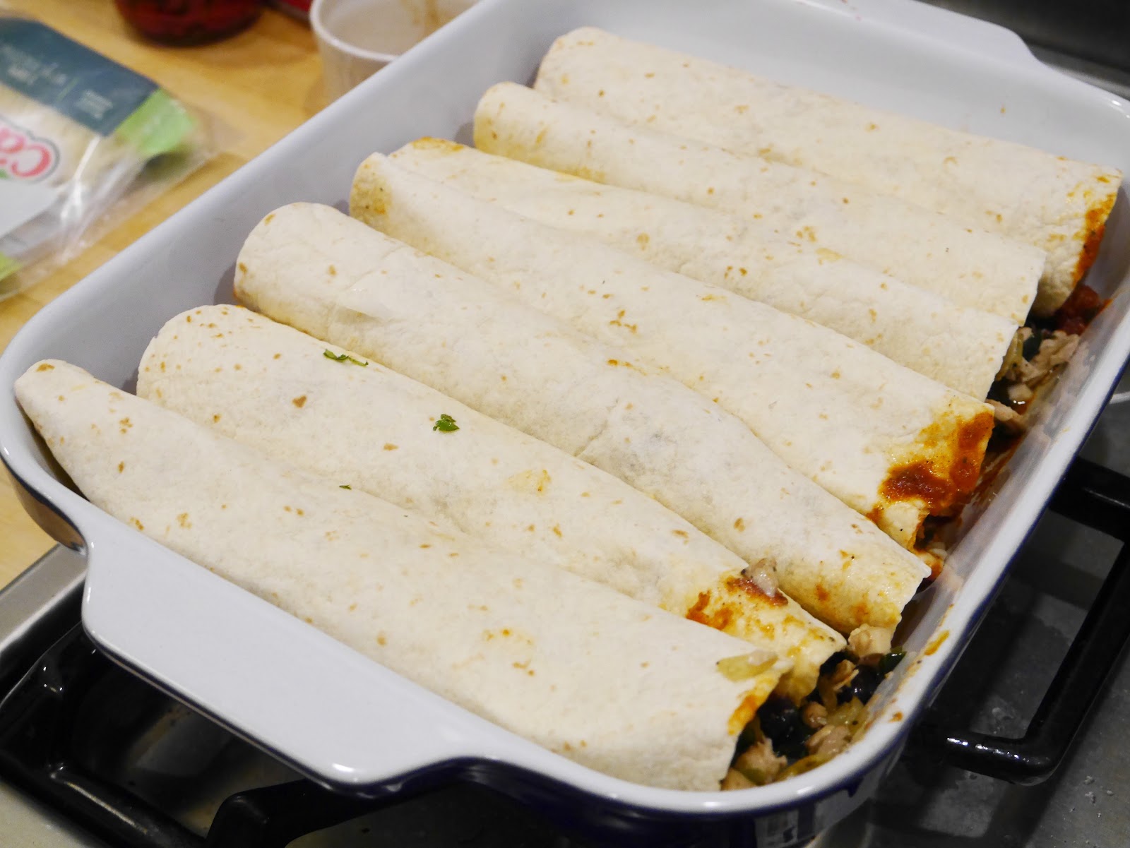 FEAST EVERYDAY Ina Garten's Cheesy Chicken Enchiladas...Sort Of