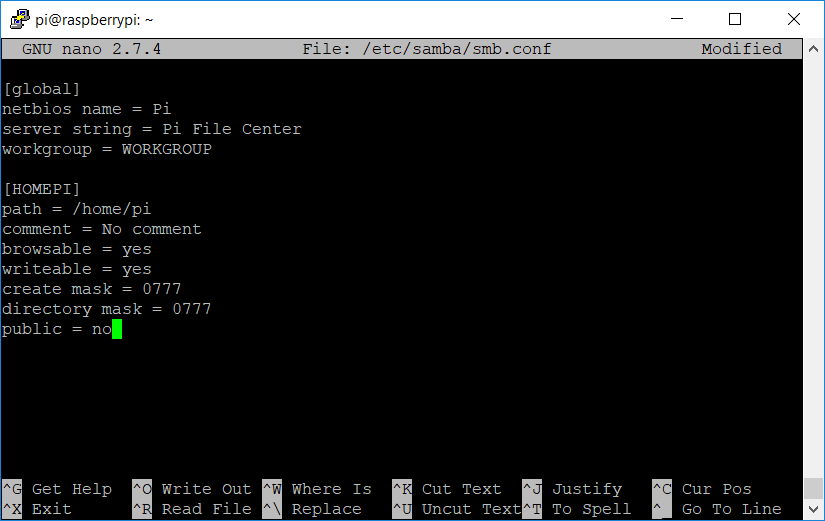 ติดตั้ง Samba File Sharing บน Raspberry Pi