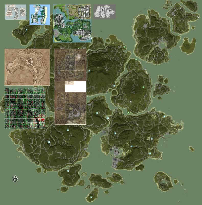 Карта just cause 2 со всеми обозначениями