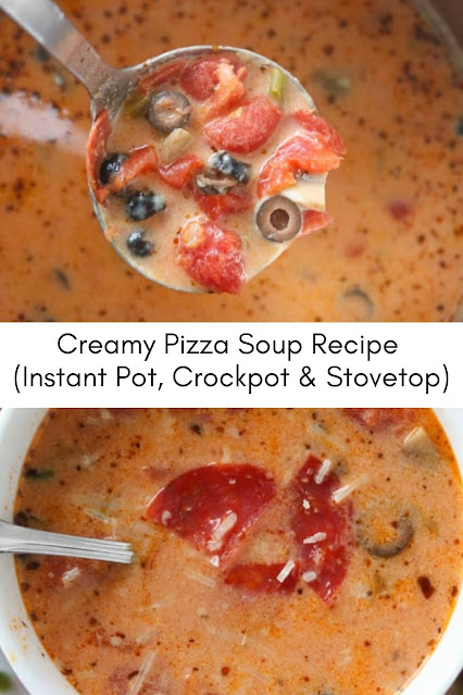 Creamy Pizza Soup Recipe (Instant Pot, Crockpot & Stovetop)