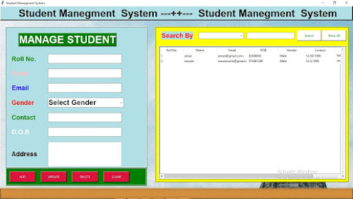 student manegment system