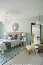 sherwin williams bedroom paint master colors rainwashed cool calm bath bedrooms popular mint minimal layered interior bigger rooms wall biggerthanthethreeofus