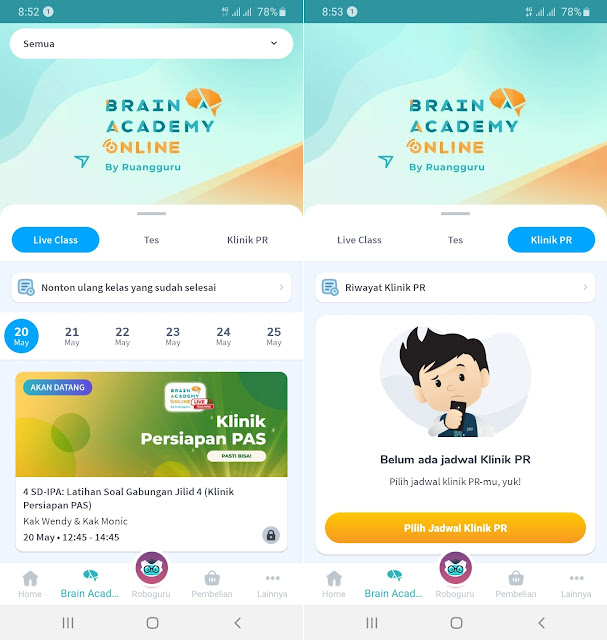 brain academy bimbel online