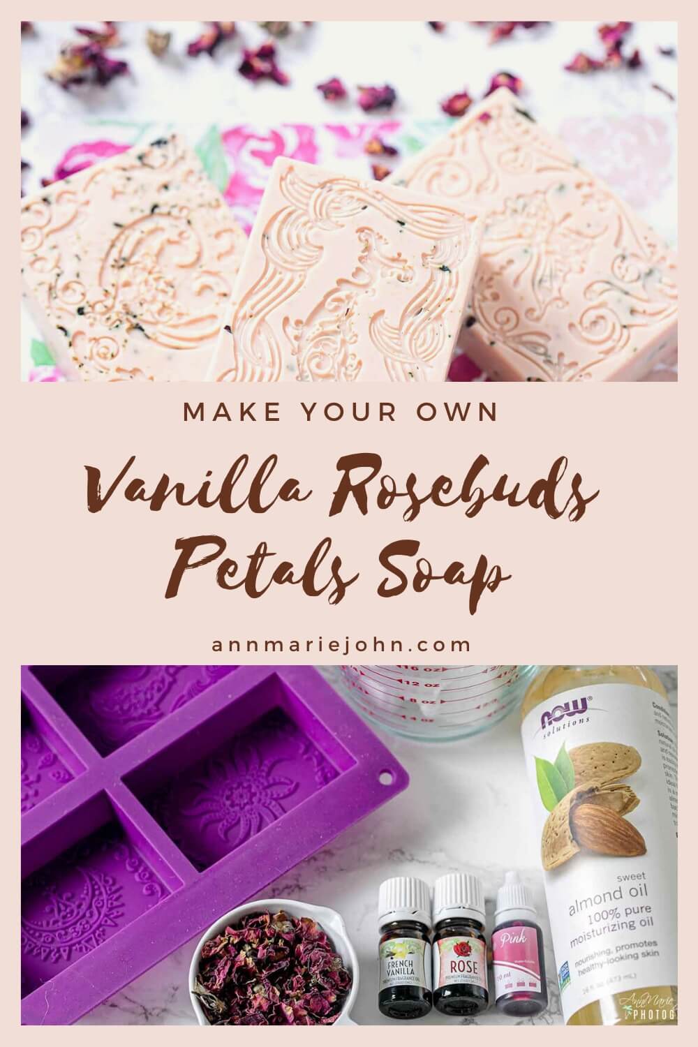 Vanilla Rosebuds Petals Soap