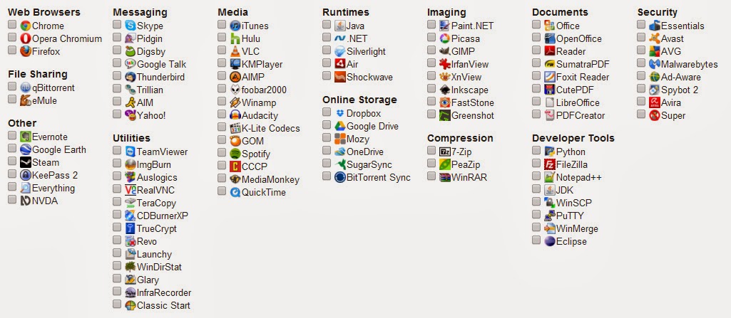 ninite pro app list ninite pro app list