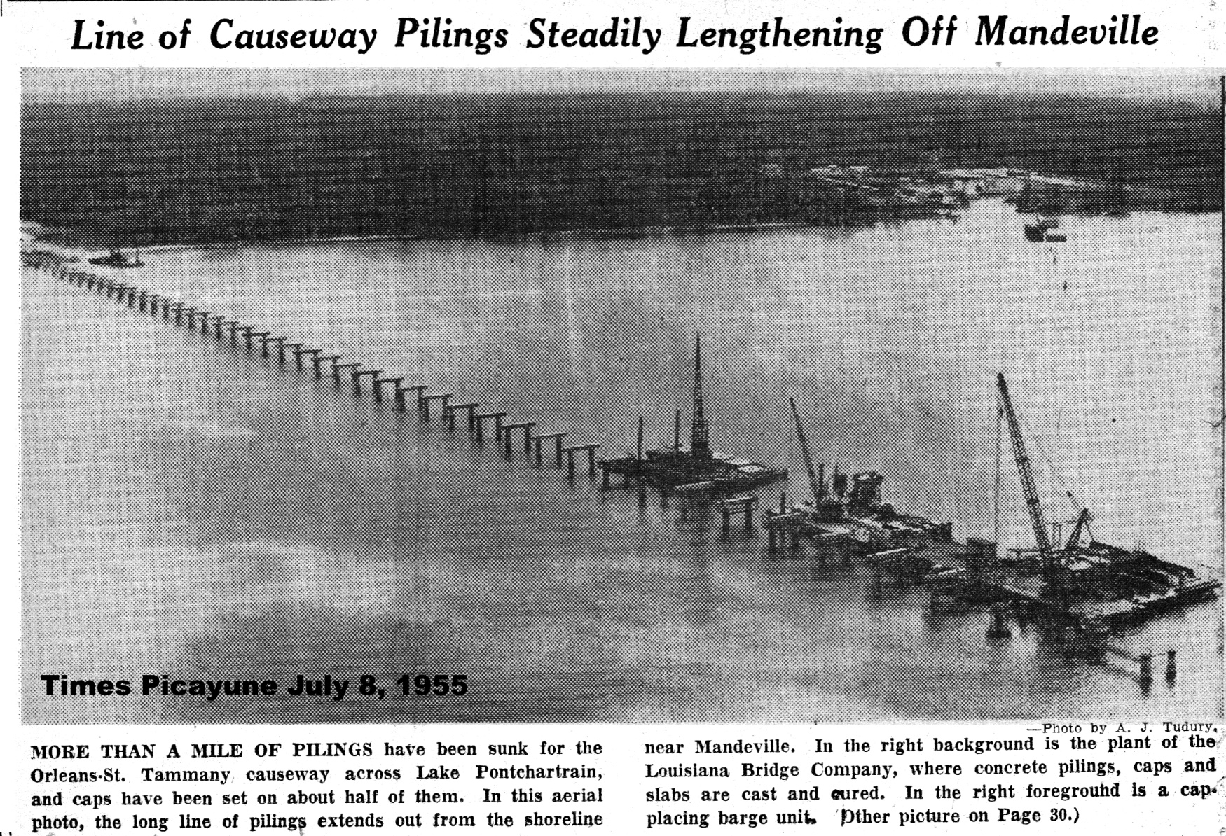 Tammany Family: Lake Pontchartrain Causeway