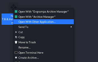 exe file opening with another application