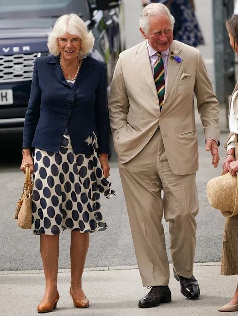 The Prince of Wales and The Duchess of Cornwall attended The Great Yorkshire Show at The Great Yorkshire