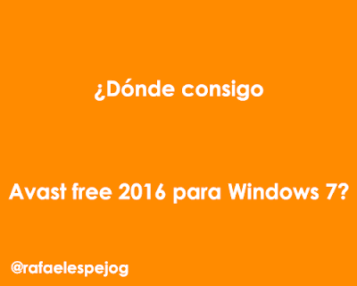 donde consigo avast free 2016 para windows 7