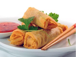 Cara memasak lumpia jamur yang enak Cara memasak lumpia jamur, resep lumpia jamur
