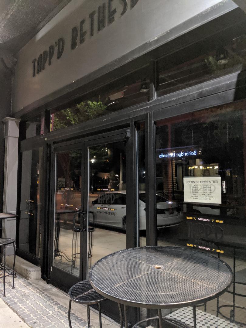 Robert Dyer Bethesda Row Tapp'd Bethesda closed