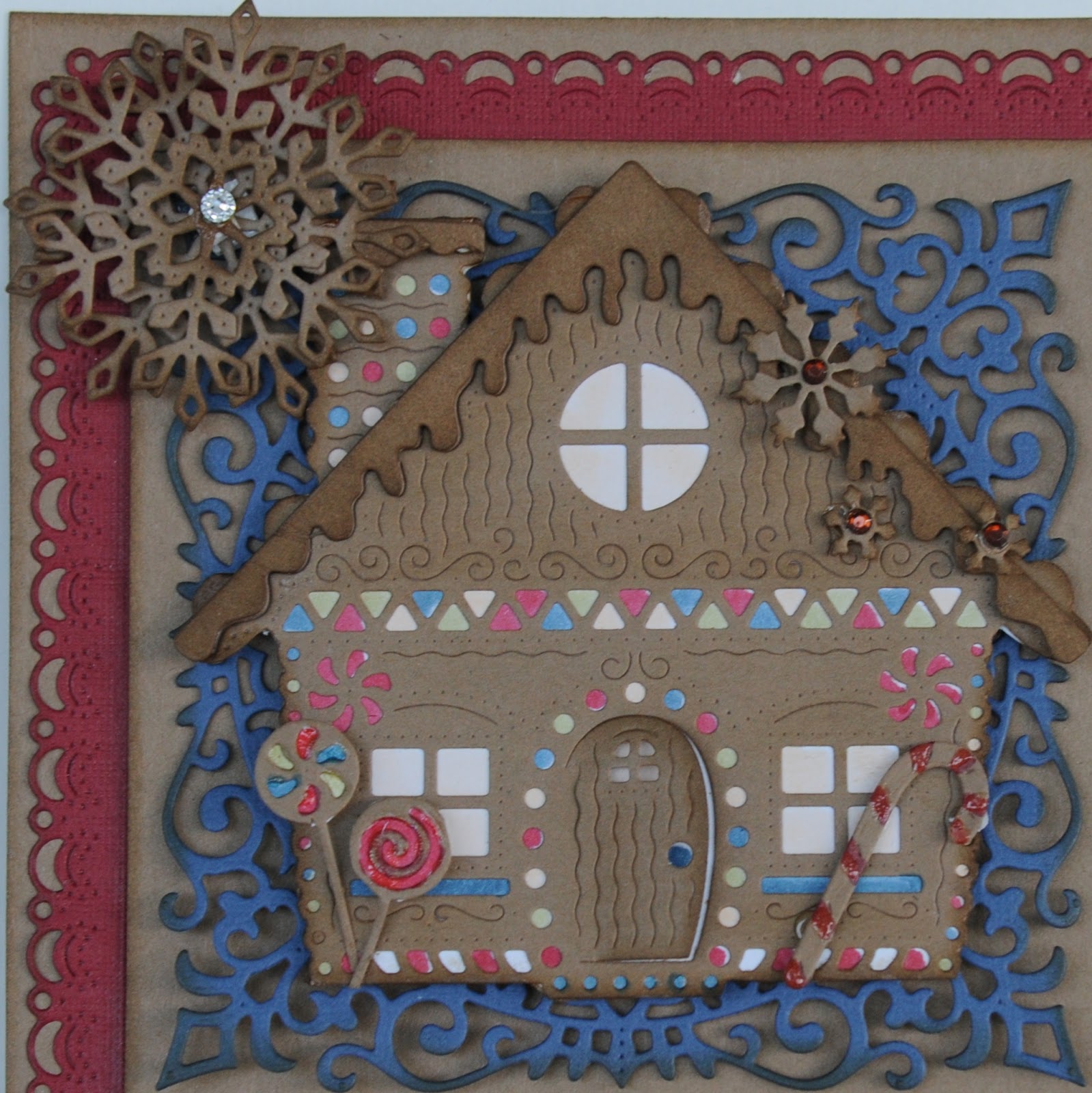 Gingerbread House Holiday Card Cheery Lynn Designs Inspiration Blog