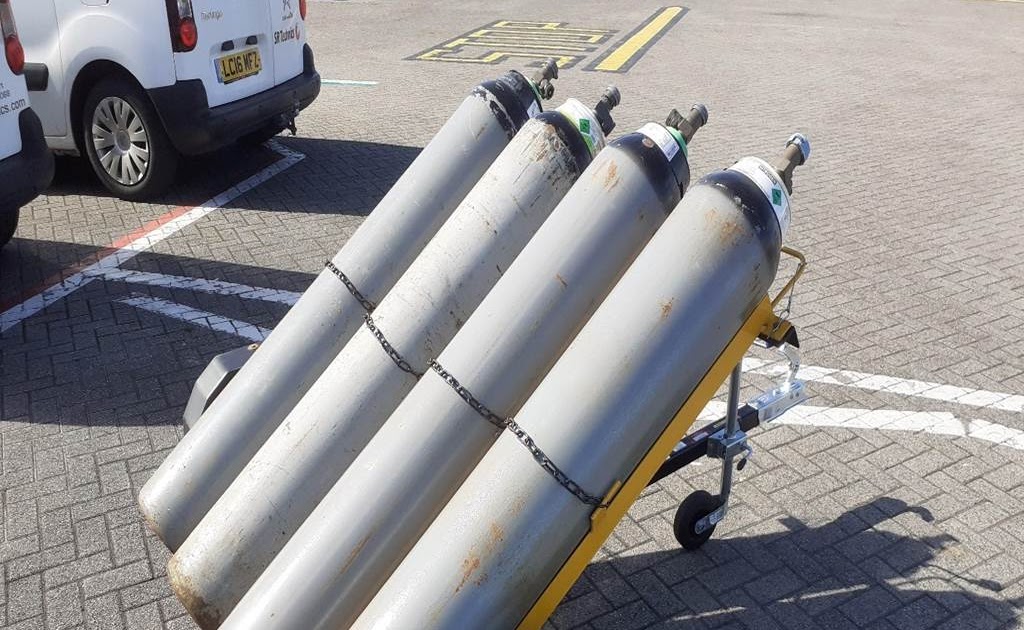 Gas Bottle Trailers Trailer For Moving Gas Cylinders Nitrogen