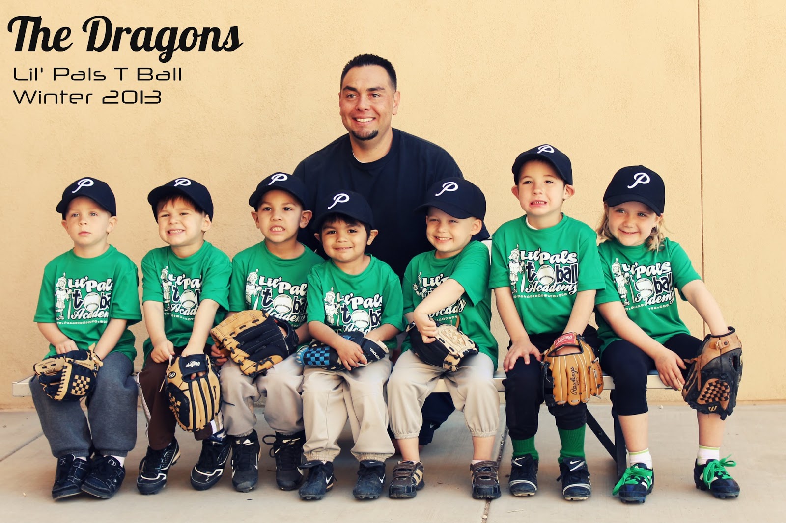 The Lewis Family T Ball Team Photo