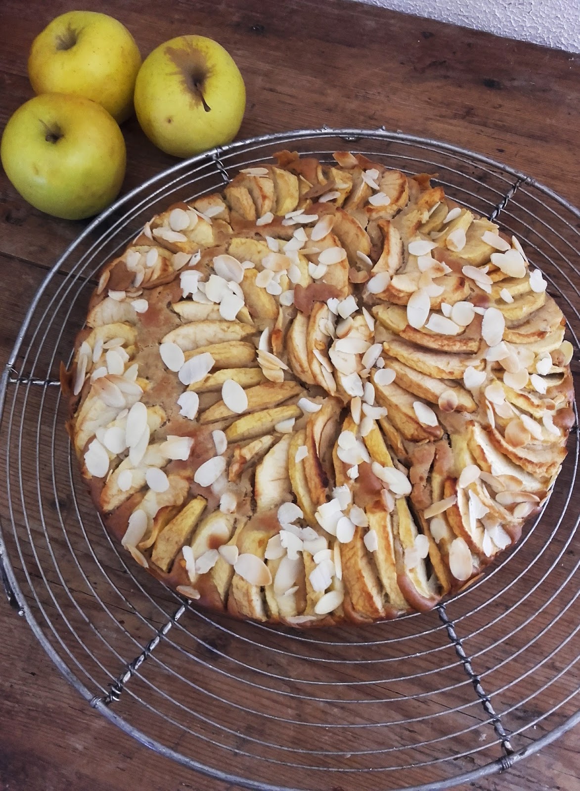 Gateau aux pommes healthy / Healthy apple cake