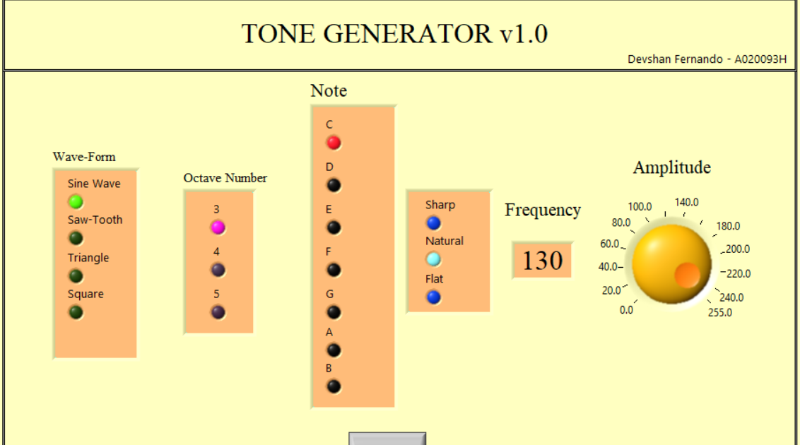 Frequency Generator (LabView)