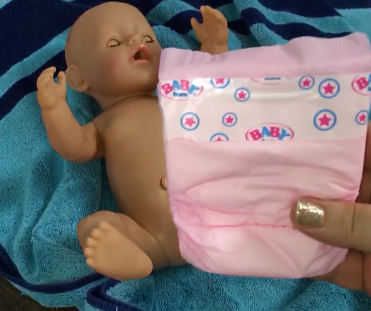 baby born doll diapers