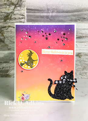 Check out today's interactive Happy Halloween card using the Frightfully Cute Bundle from Stampin' Up!