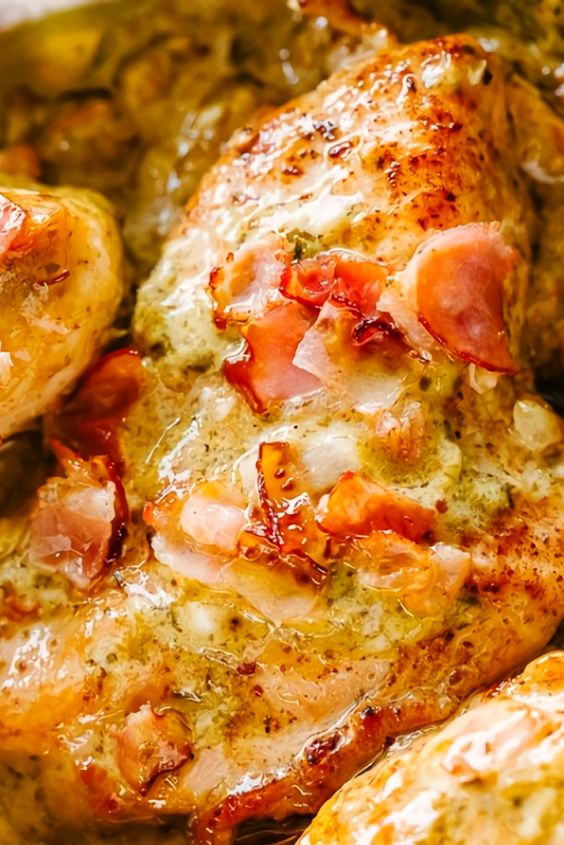 Baked Pesto Alfredo Chicken Recipe