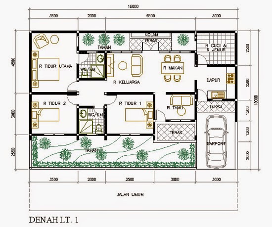 Desain Rumah Minimalis 1 Lantai 10 X 20 - Foto Desain Rumah Terbaru