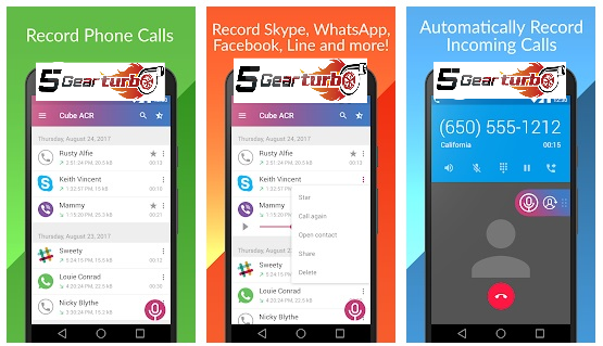 تنزيل برنامج تطبيق Cube Call Recorder ACR لتسجيل المكالمات