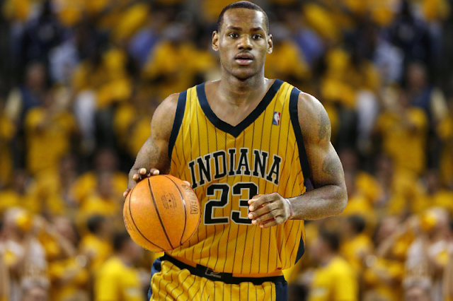 lebron james pacers jersey