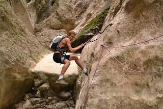 Parrizal estrechos gúbies ruta senderismo vía ferrata