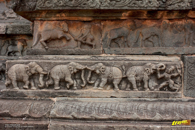 Mahanavami dibba or the great platform in Royal enclosure in Hampi, Ballari district, Karnataka, India