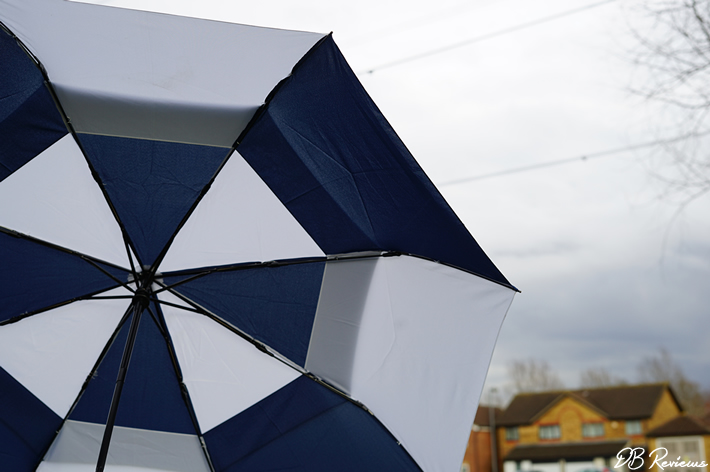 Susino XL Compact Navy and White FibreAuto Golf Umbrella