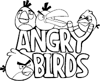 Angry Birds Coloring Pages