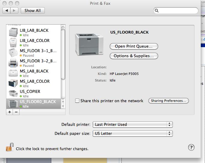 US Technology Duplex Printing with your MacBook Pro