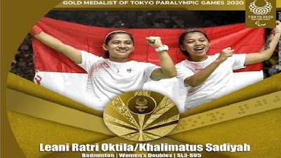 Paralimpiade Tokyo, Leani Ratri Oktila/Khalimatus Sadiyah Persembahkan Medali Emas untuk Indonesia